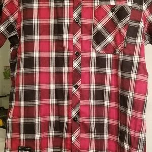 Fox plaid button up